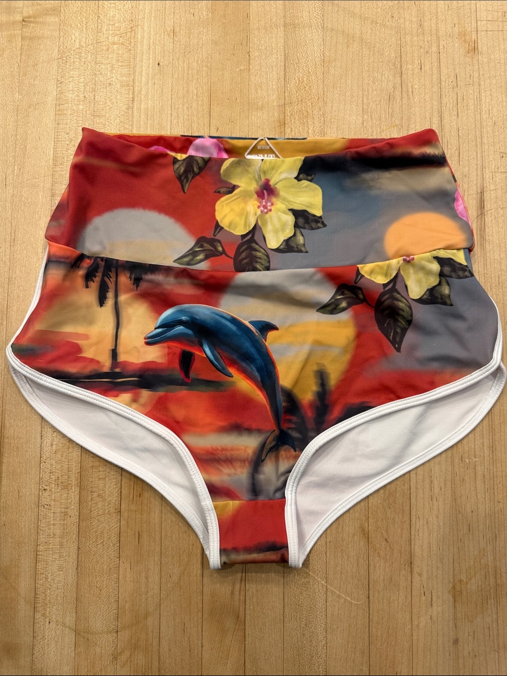 Salt Gypsy Betty High-Waisted Boyshort Surf Bottoms NWOT